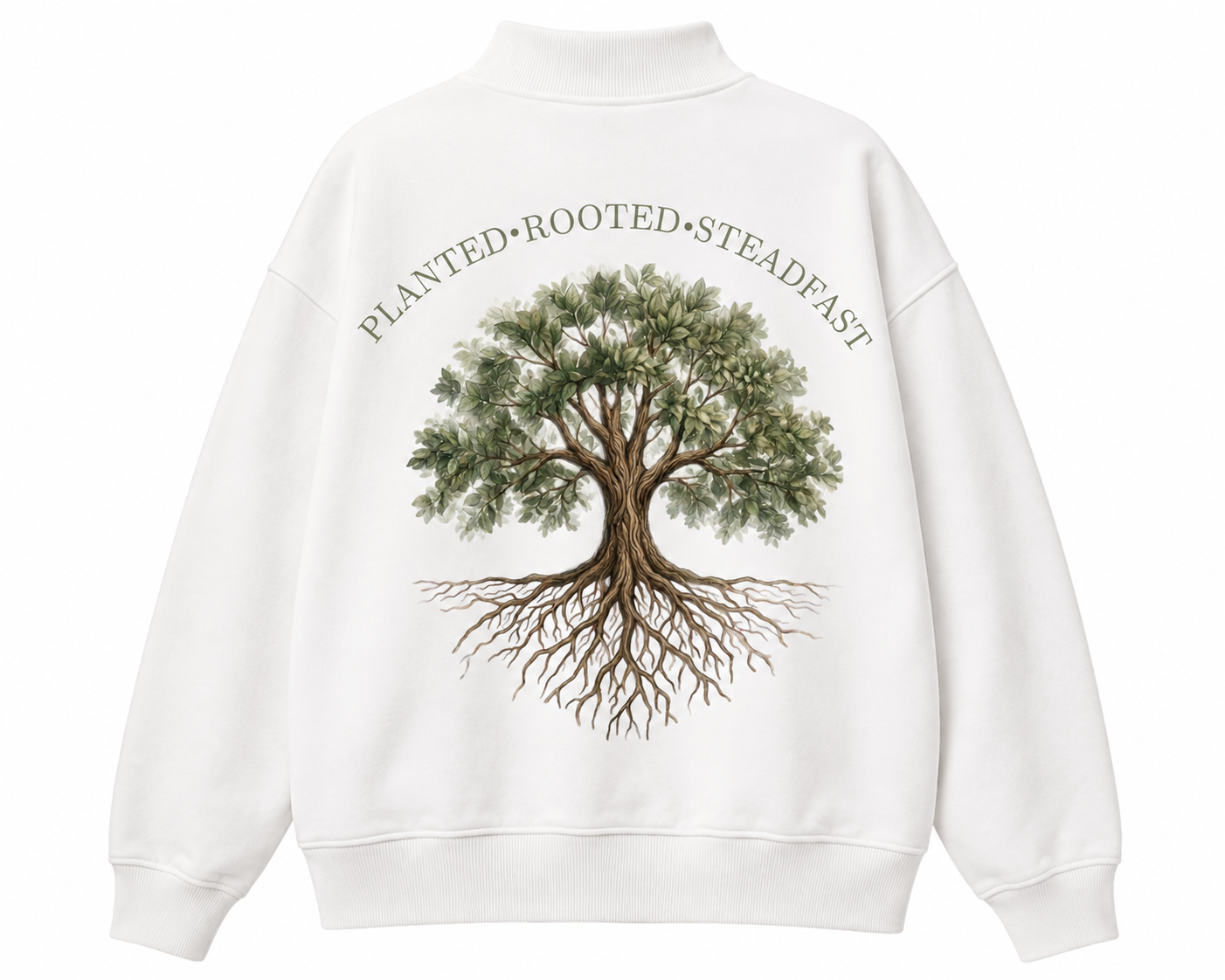 Oak Tree Mock Neck