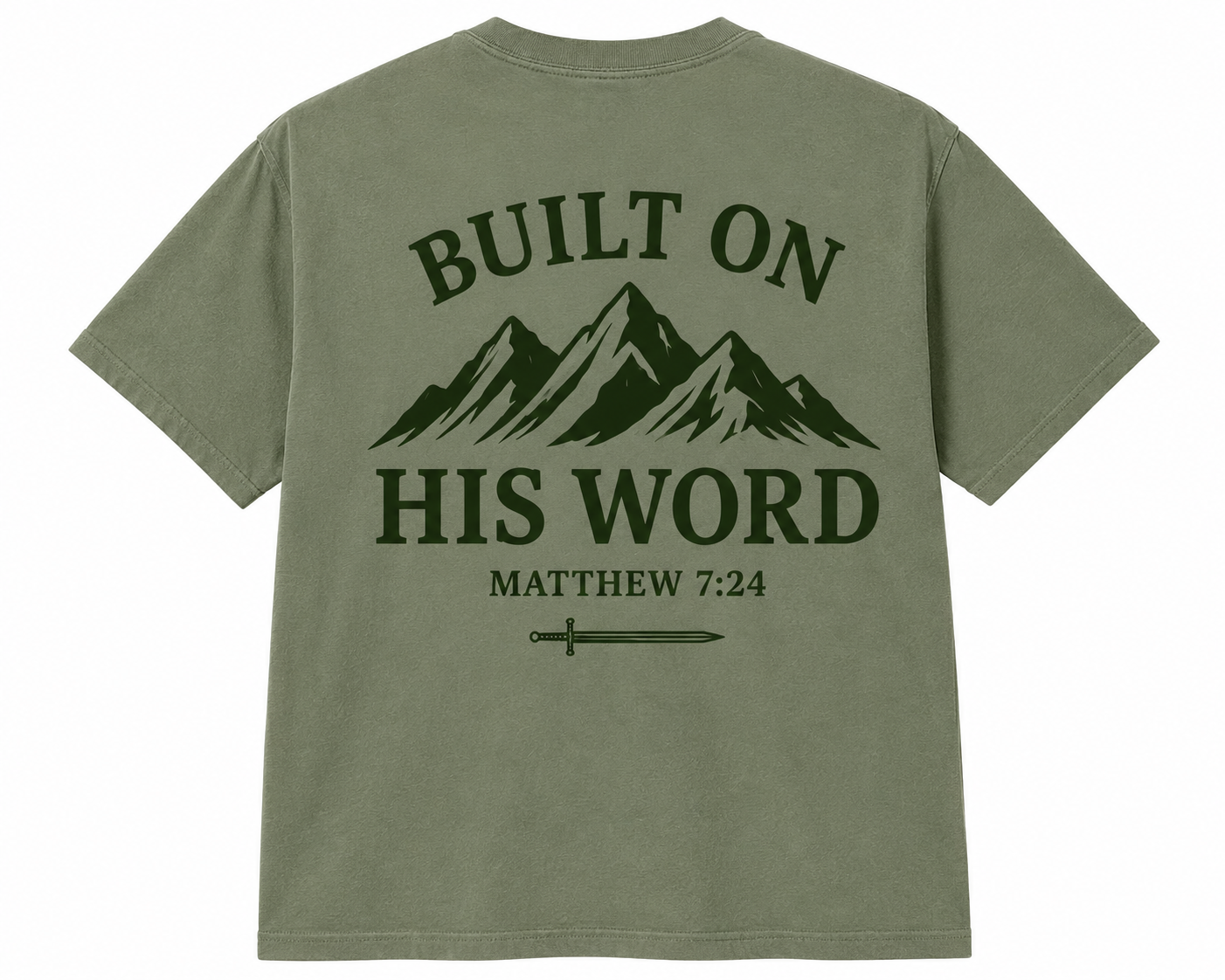 Built On HIs Word T-Shirt