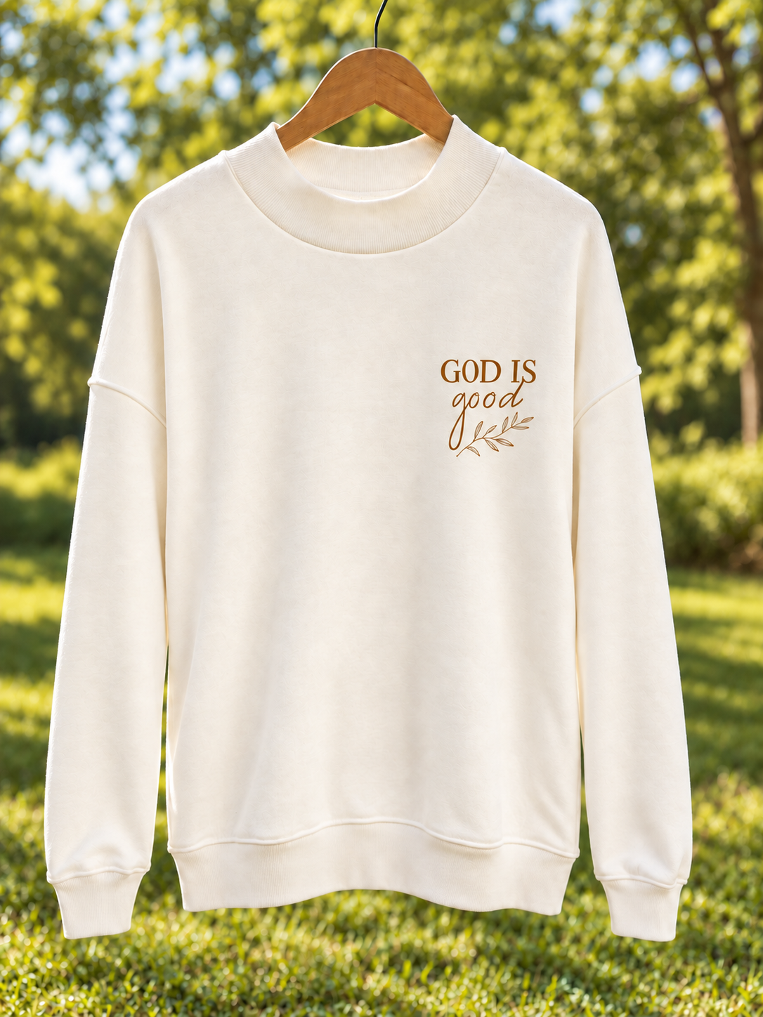God is Good Mock Neck