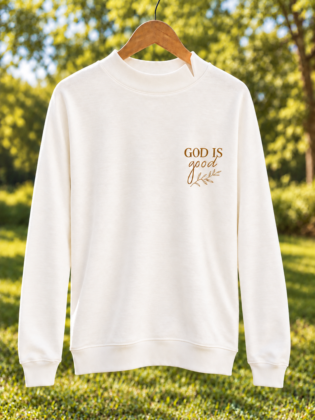 God is Good Mock Neck